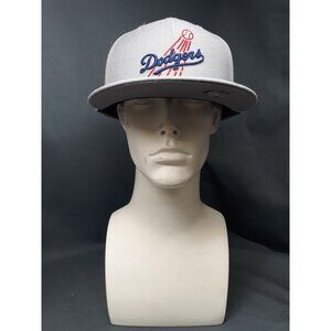 New Era 59-Fifty Men's Fitted Los Angeles Dodgers  Hat Grey Size 7 1/8NEW!